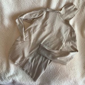 Chico's Beige Turtleneck, size Medium